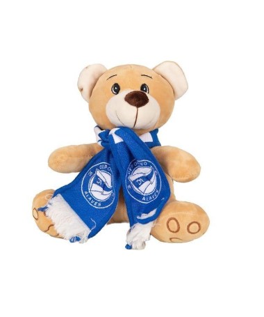 Peluche Osito Marrón Beige Deportivo Alavés