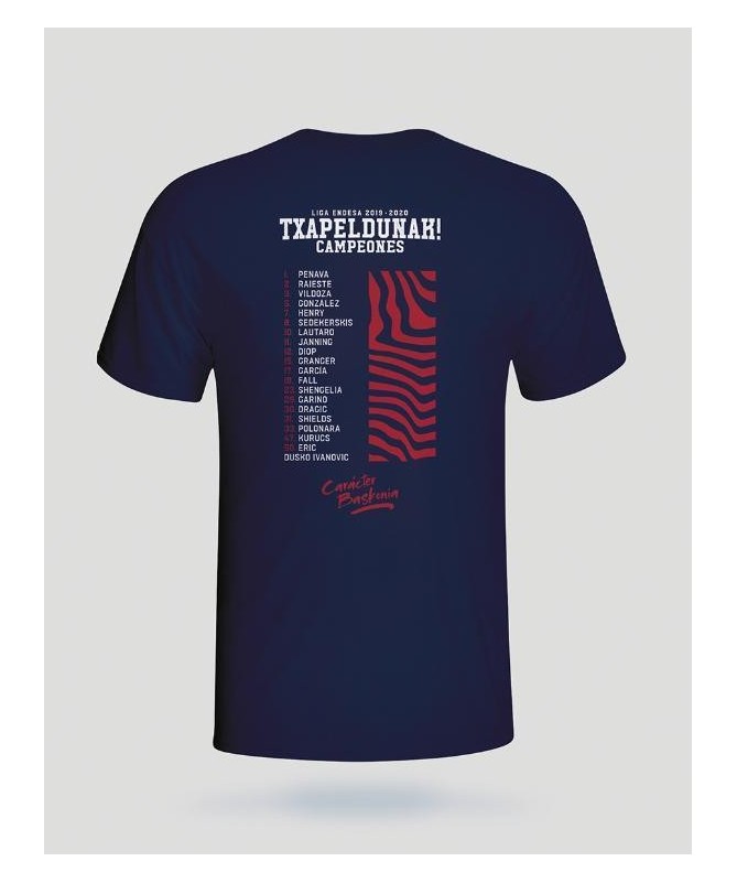 Camiseta Baskonia Campeones Acb Txapeldunak