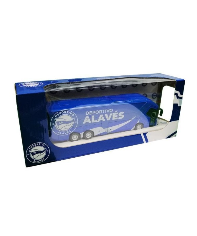 Autobús Deportivo Alavés Nuevo Escudo - Réplica A Escala