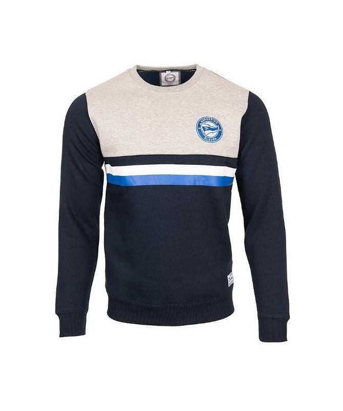 Sweater Marino Gris Deportivo Alavés