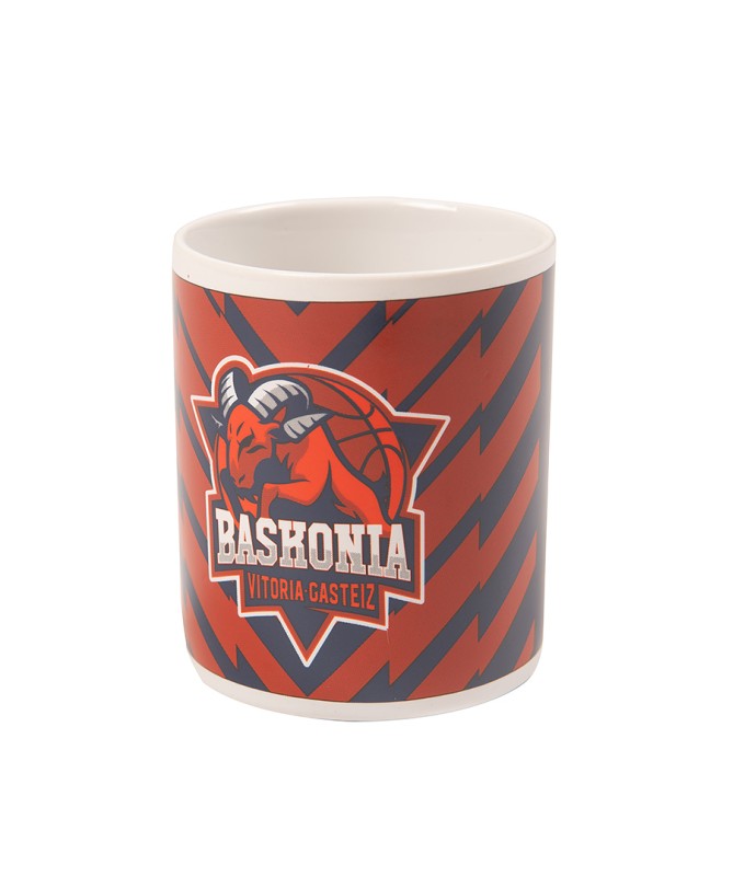 Taza Blanca Escudo Baskonia