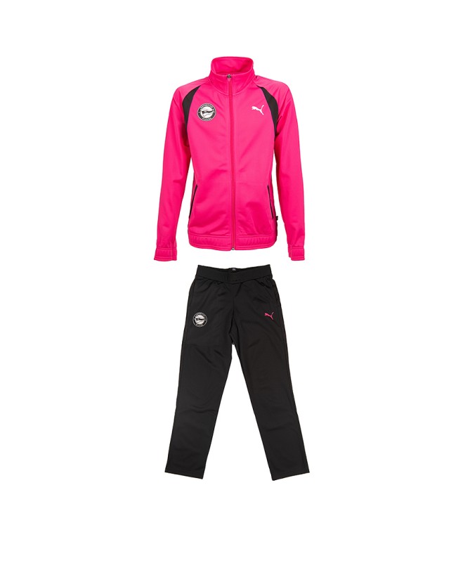 Chandal Paseo Oficial Junior Deportivo Alavés Fucsia 23/24