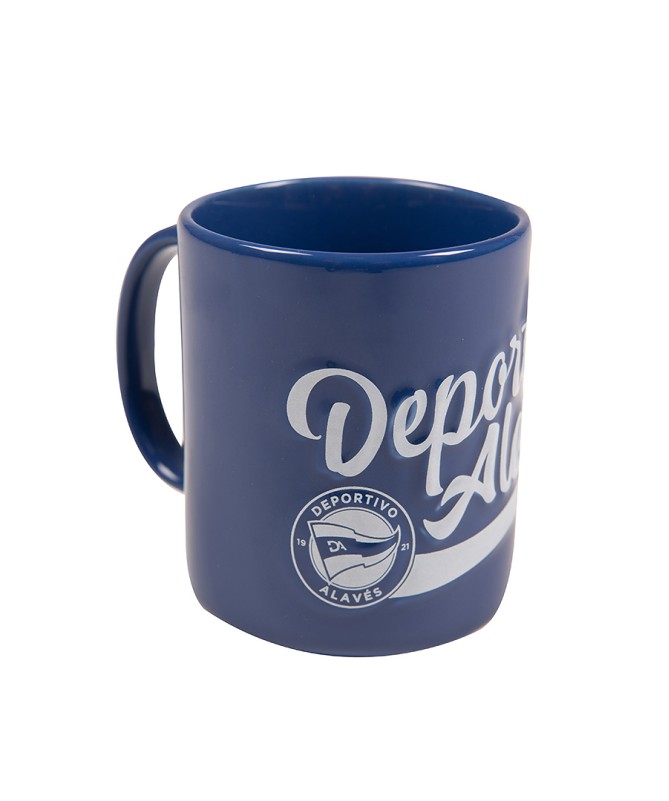 Taza Deportivo Alavés Relieve Azul