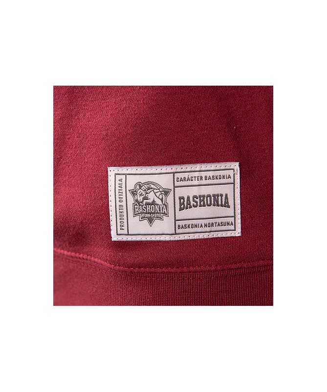 Sudadera Baskonia Grana Sin Capucha 2024