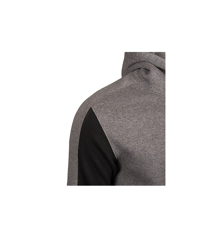 Hoodie Deportivo Alavés Logo Negro Doble