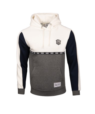 Hoodie Baskonia Tricolor Gris/Navy/Blanco
