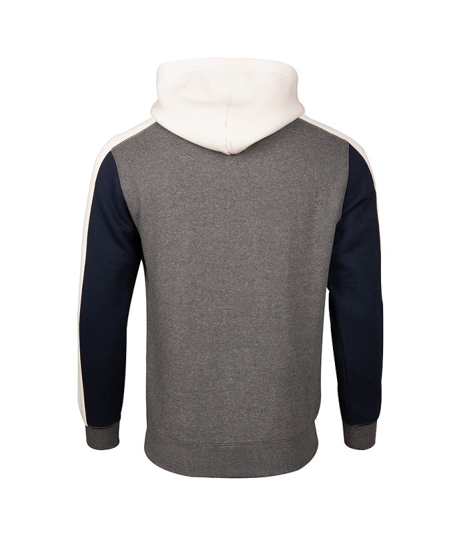 Hoodie Baskonia Tricolor Gris/Navy/Blanco JR