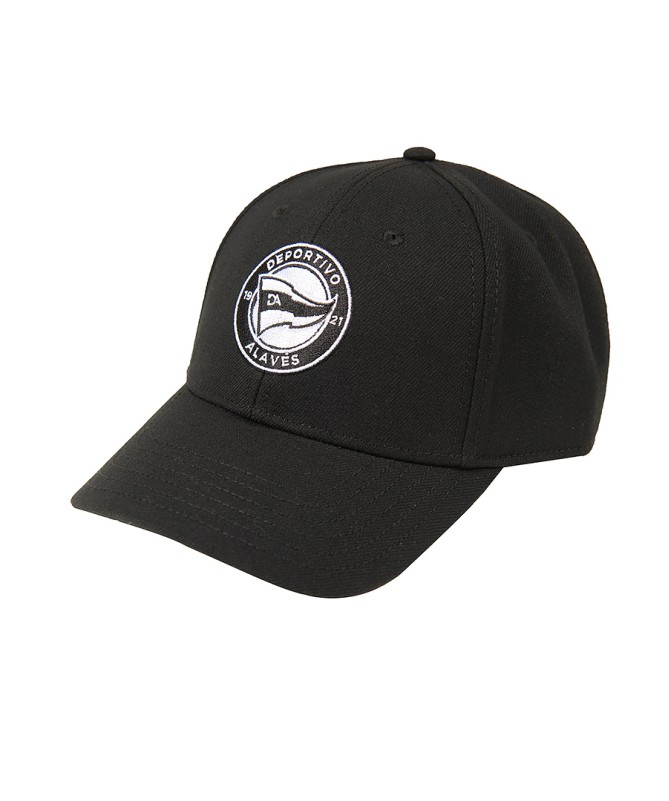 Gorra Deportivo Alavés Negra Logo Black 25/26
