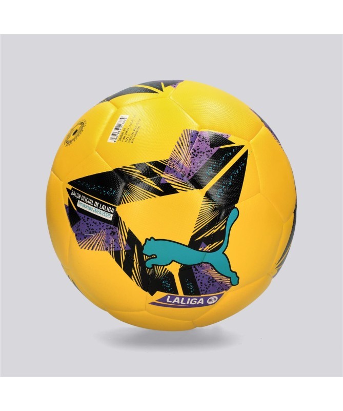 Balón Oficial Puma LALIGA Winter Fútbol Talla 7 Amarillo