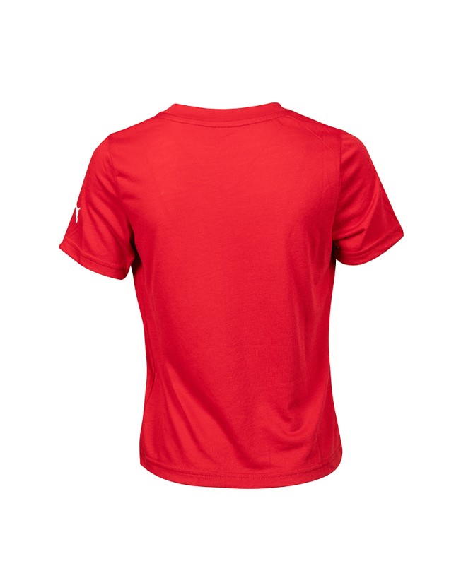 Camiseta Moda Oficial Baskonia Hoops Aker Roja 25/26 Junior