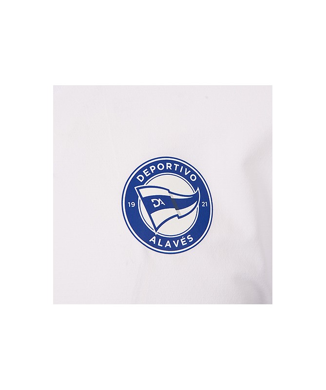 Camiseta Prepartido Deportivo Alavés Aquí Nadie Se Rinde Blanca 24/25