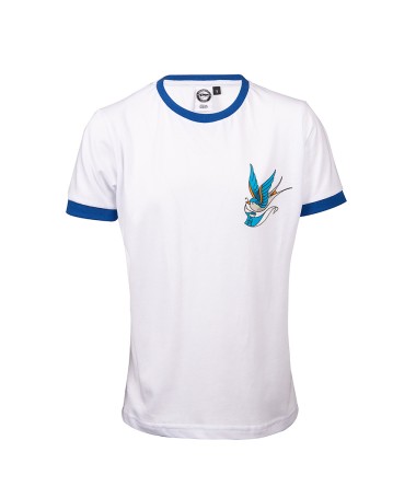Camiseta Tattoo Bird Blanca Junior