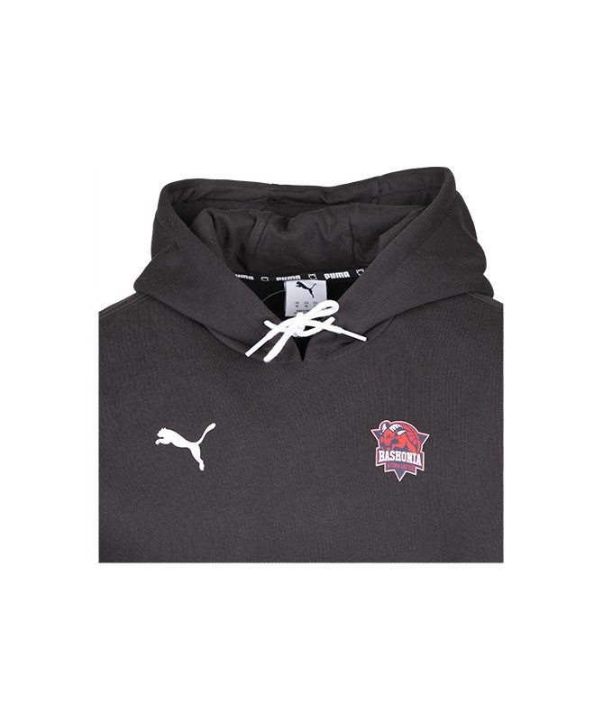 Hoodie Puma Hoops Oficial Baskonia Negra 25/26