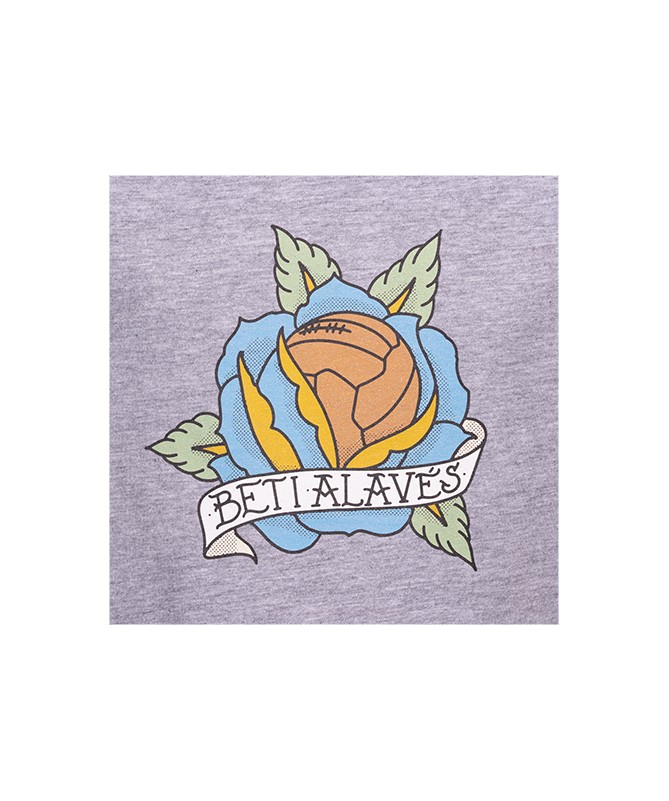 Camiseta Tattoo Beti Alavés Gris Junior