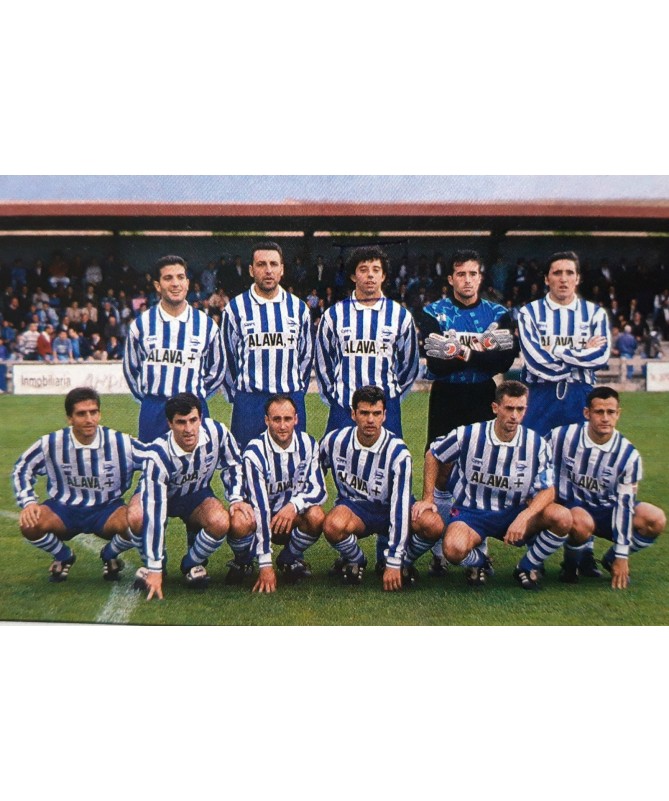 Camiseta Retro Deportivo Alavés Aniversario Ascenso 94-95