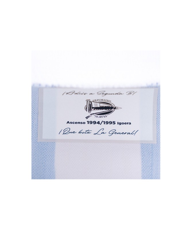 Camiseta Retro Deportivo Alavés Aniversario Ascenso 94-95 Junior