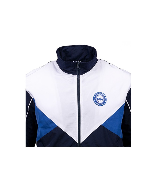 Chaqueta Moda Deportivo Alavés Retro Albiazul 25/26