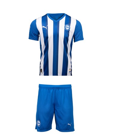 Minikit 1ª Equipación Deportivo Alavés 25/26 No Front Sponsor Junior
