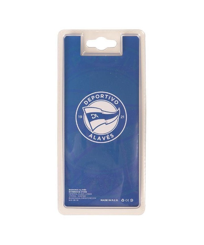 Llavero De Goma Nuevo Escudo Deportivo Alavés
