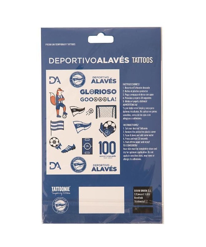 Tatuajes Temporales, Deportivo Alavés