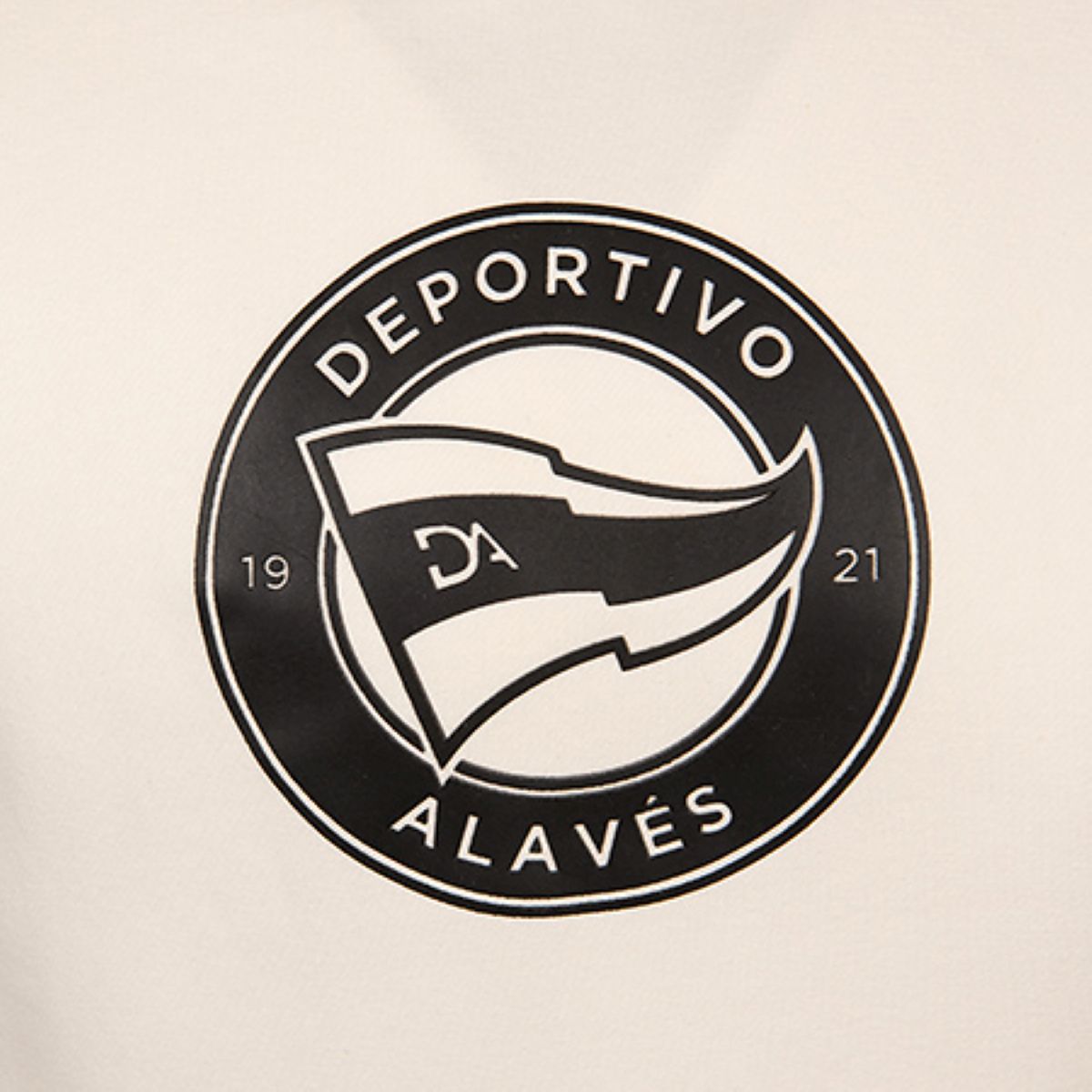 HOODIE DA BLANCA CON ESCUDO NEGRO 2024 JR