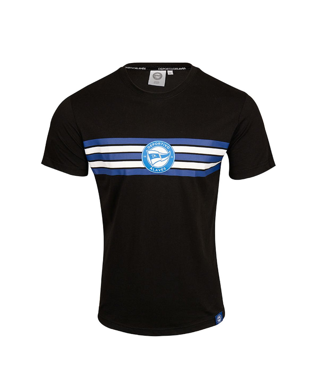 CAMI MO DA ESCUDO MULTIRAYAS NEGRO SS24 JR