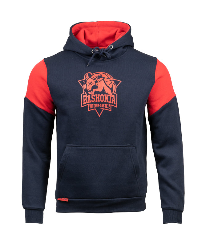 HOODIE MO BKN MARINO ESCUDO ROJO 2026