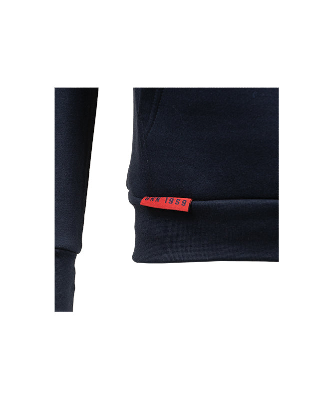 HOODIE MO BKN MARINO ESCUDO ROJO 2026