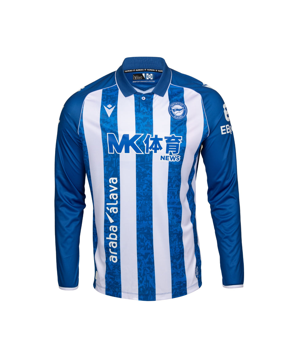 1ª CAMISETA MANGA LARGA DA ALBIAZUL 26/27 FULL SPONSOR JR