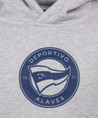 HOODIE MO DA GRIS INFANTIL LOGO DA 26-27
