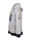 HOODIE MO DA GRIS INFANTIL LOGO DA 26-27
