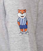 HOODIE MO DA GRIS INFANTIL LOGO DA 26-27