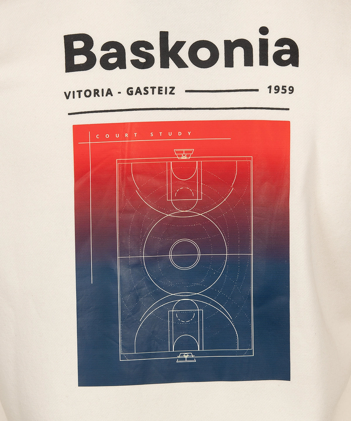 HOODIE MO BKN COURT STUDY OFF WHITE 26-27 JR