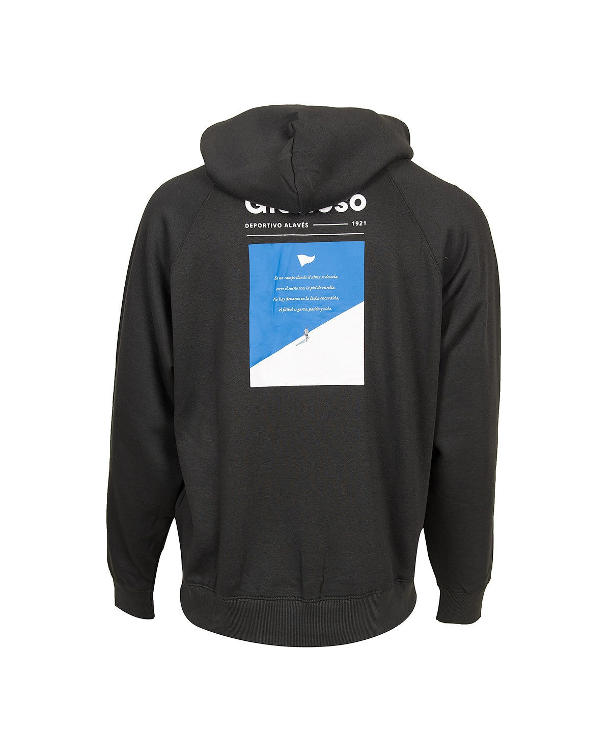 HOODIE MO DA GARRA Y PASIÓN ANTRACITA 26-27 JR