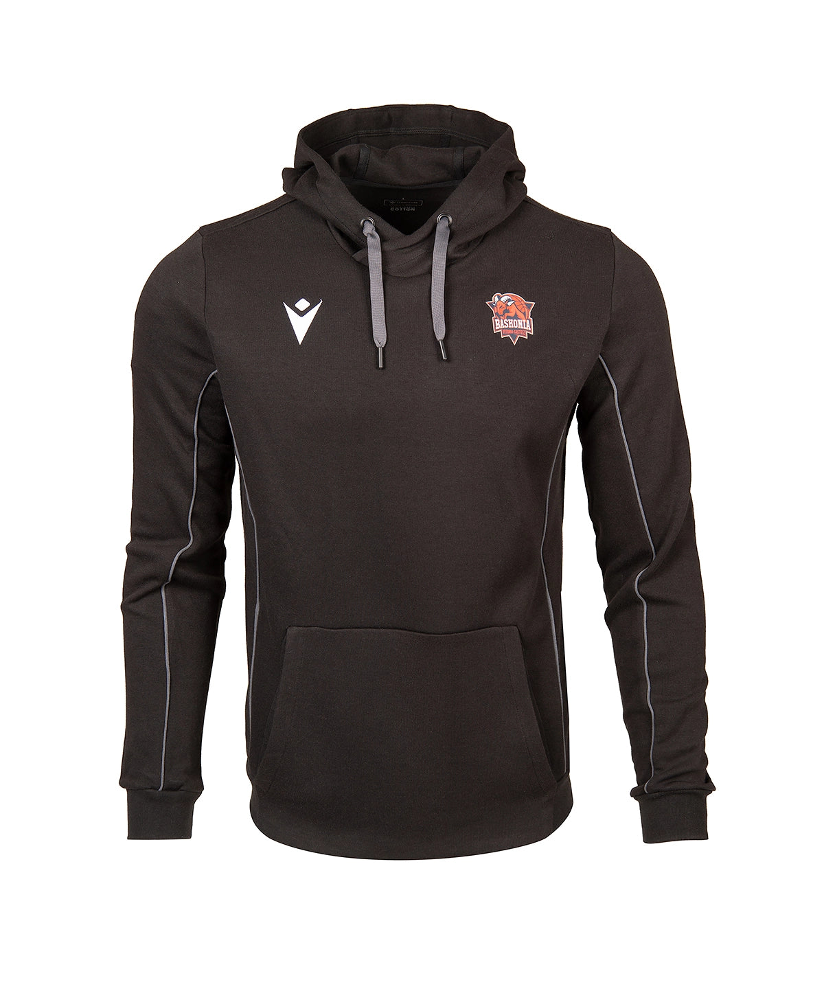 HOODIE MACRON BKN NEGRO 26/27 JR