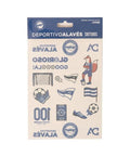 TATTOO HOJA DEPORTIVO ALAVÉS