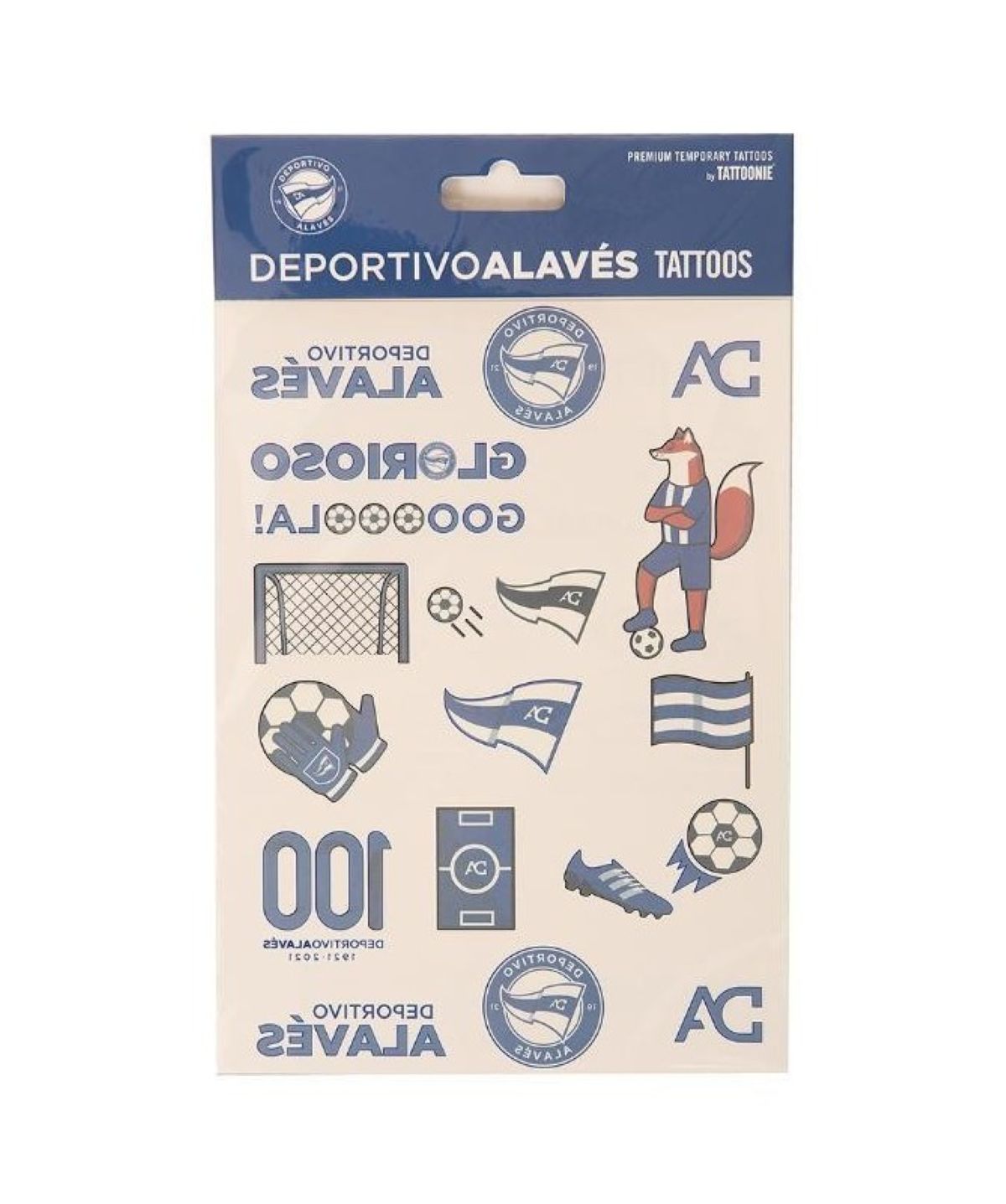 TATTOO HOJA DEPORTIVO ALAVÉS